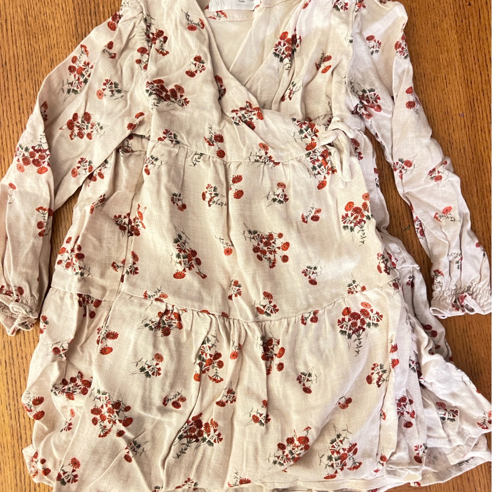 Zara toddler girl wrap dress